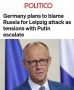 «Германия намерена возложить на Россию ответственность за инцидент с дроном в Лейпциге на фоне обострения отношений с Путиным»: Берлин готовит новый виток напряжённости в отношениях с Москвой