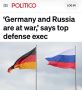 «Германия и Россия находятся в состоянии войны»: Основатель немецкой оборонной компании заявил, что Германия воюет с Россией