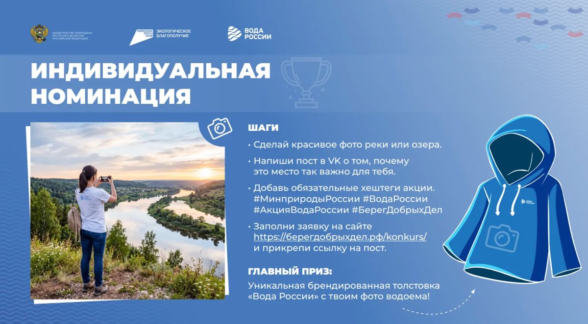 «Берег добрых дел»: помогайте водоемам и выигрывайте призы «Берег добрых дел»: помогайте водоемам и выигрывайте призы