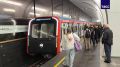 В день открытия Рублево-Архангельская линия метро подписана с восклицательным знаком на навигационных табличках поездов