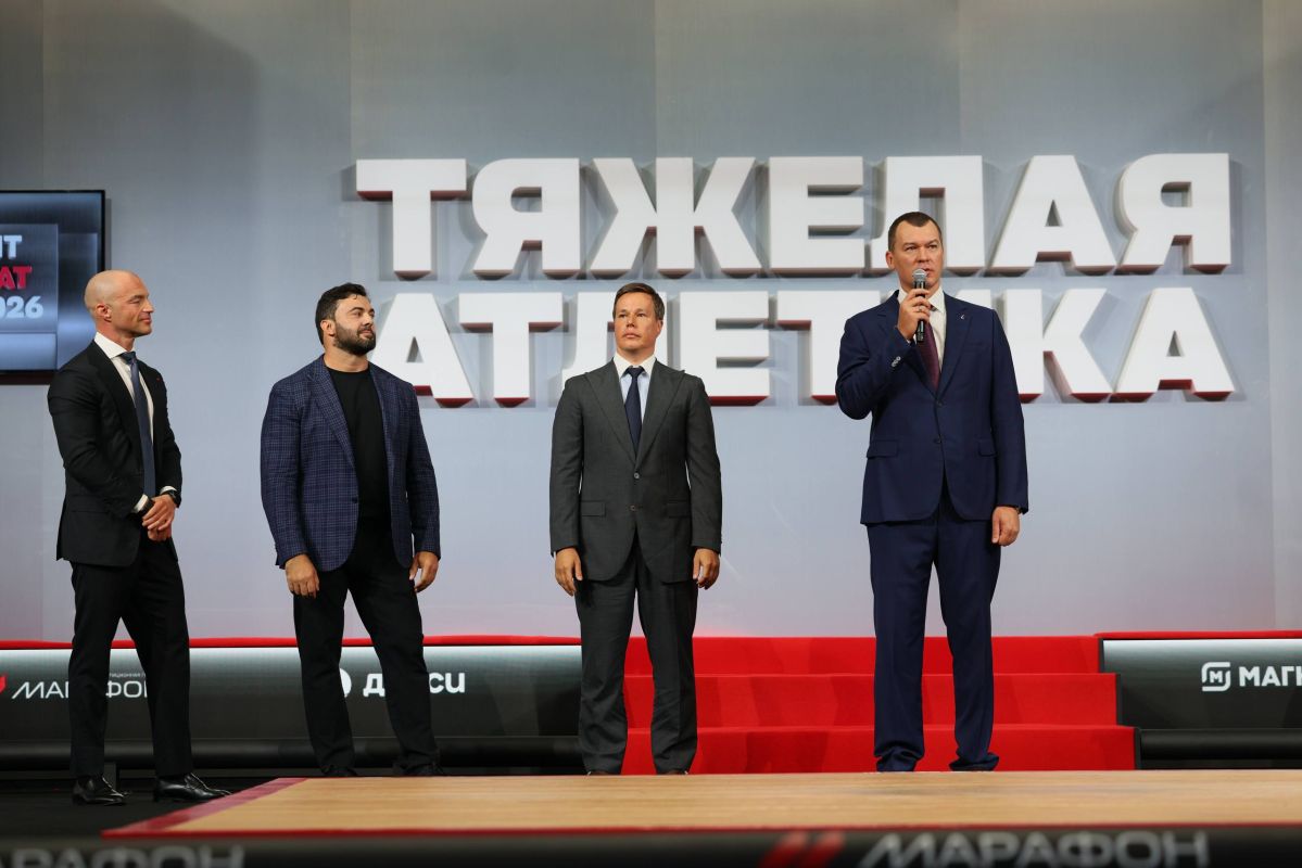 Михаил Дегтярёв: Сегодня в Москве дал старт Чемпионату России по тяжелой атлетике Михаил Дегтярёв: Сегодня в Москве дал старт Чемпионату России по тяжелой атлетике