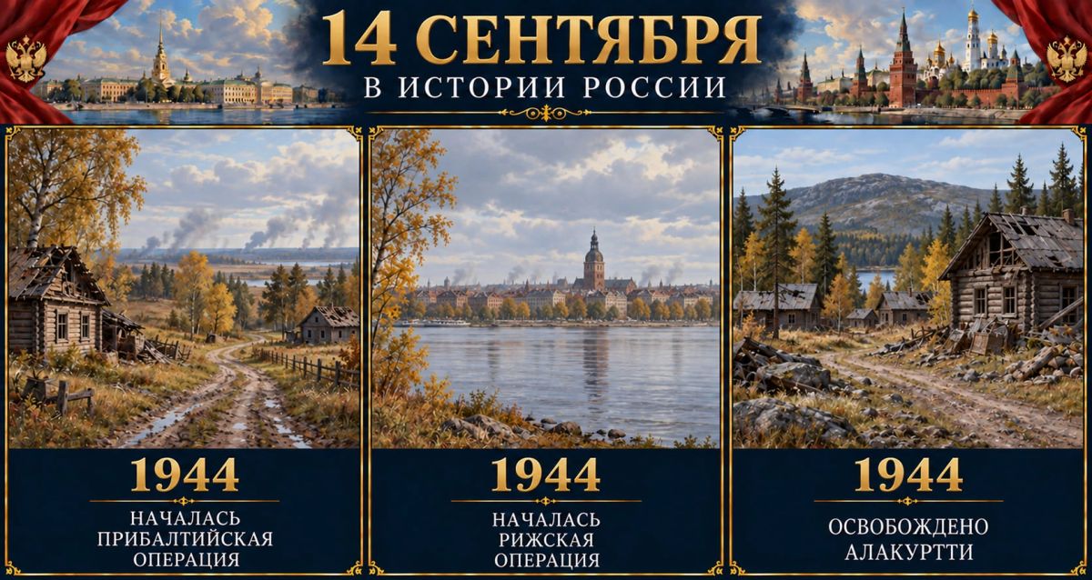 14 сентября в истории России 14 сентября в истории России