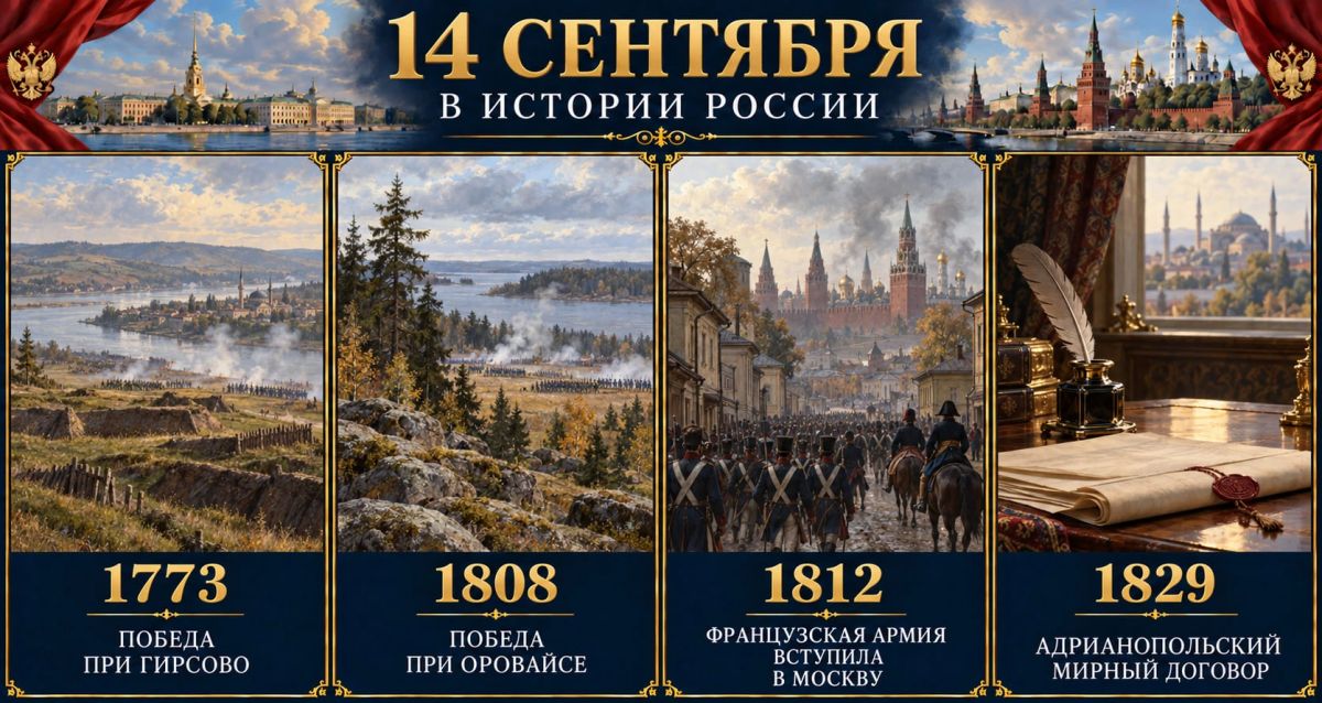 14 сентября в истории России