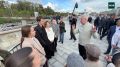 Сергей Собянин открыл пешеходный мост на Болотной набережной