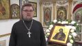 Кадры богослужения в домовом храме святого благоверного Великого князя Александра Невского при Отделе МВД России по Бескудниковскому району г. Москвы