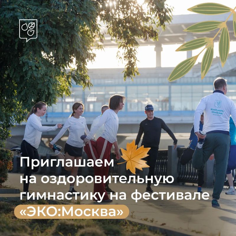 Секрет осенней бодрости - занятия на свежем воздухе