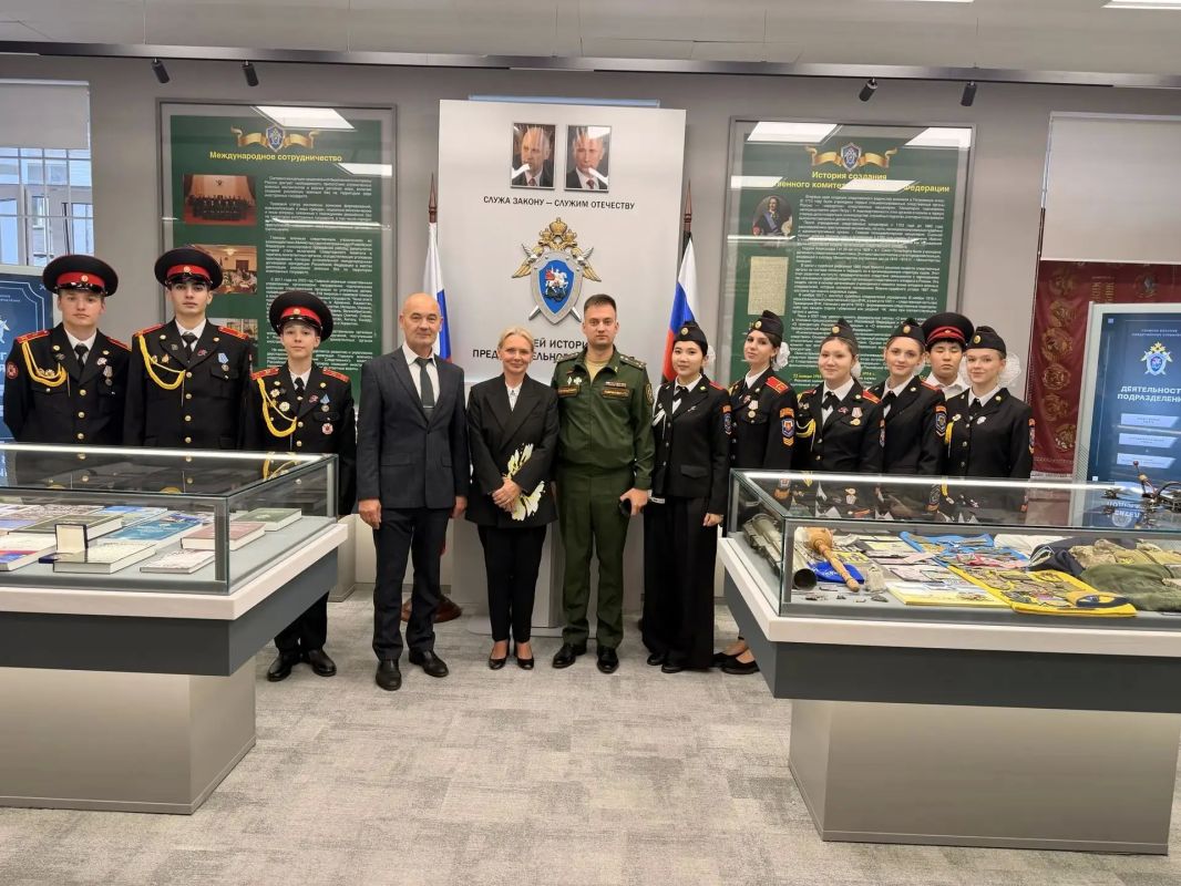 Для подшефных кадет проведена экскурсия в Музее предварительного следствия Главного военного следственного управления СК России
