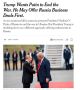 Администрация Трампа рассматривает возможность начать бизнес-сделки с Россией ещё до окончания войны на Украине, пишет The New York Times