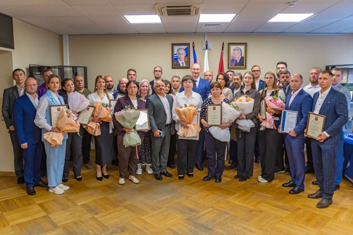 Сотрудникам ГУП «Мосводосток» вручили награды
