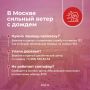 Сегодня в Москве дождь и сильный ветер