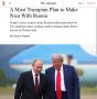 Евгений Лисицын: Трамп согласился на план смягчить санкции против России в обмен на освобождение политзаключённых