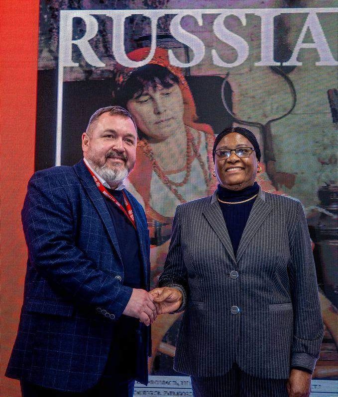 Россия и Намибия встретились не только на футбольном поле Россия и Намибия встретились не только на футбольном поле