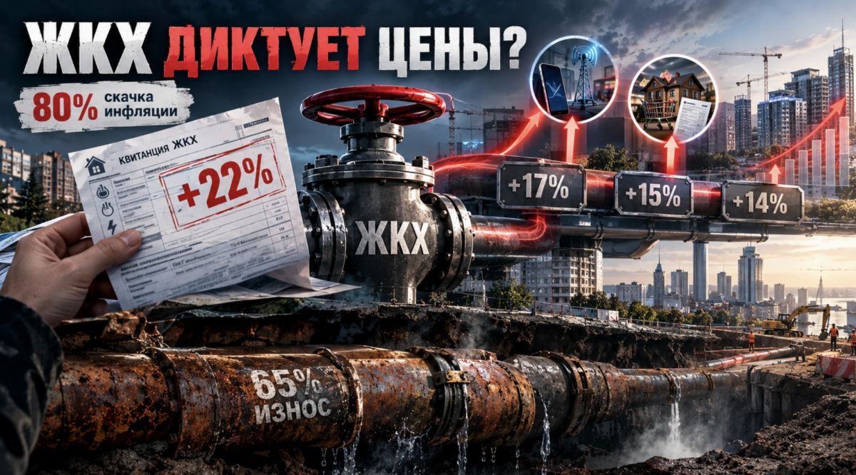 ЖКХ диктует цены: коммуналка стала главным драйвером инфляции в России?
