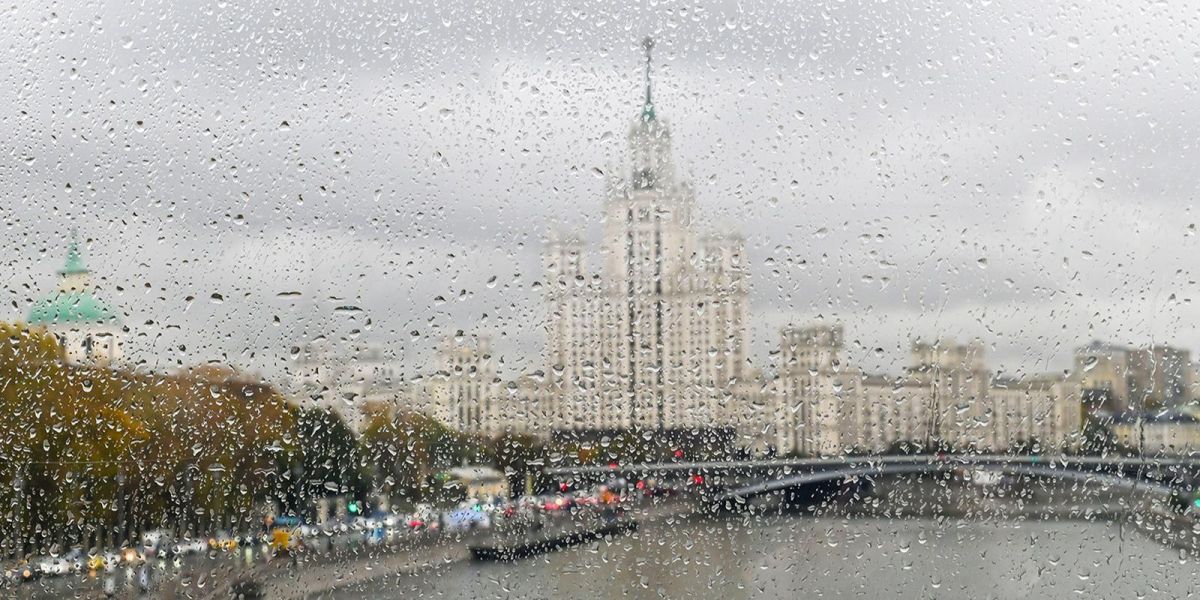 Завтра в Москве прогнозируют сильный дождь