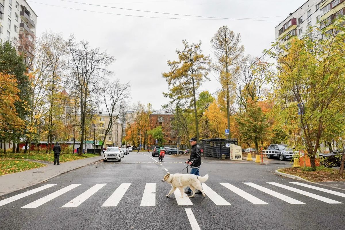 Улицу Маршала Сергеева благоустроили в районе Кунцево #ЗАО Улицу Маршала Сергеева благоустроили в районе Кунцево #ЗАО