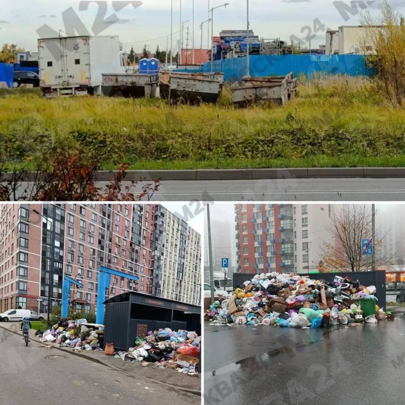 В жилом комплексе «Новые Ватутинки Центральный» появилась свалка