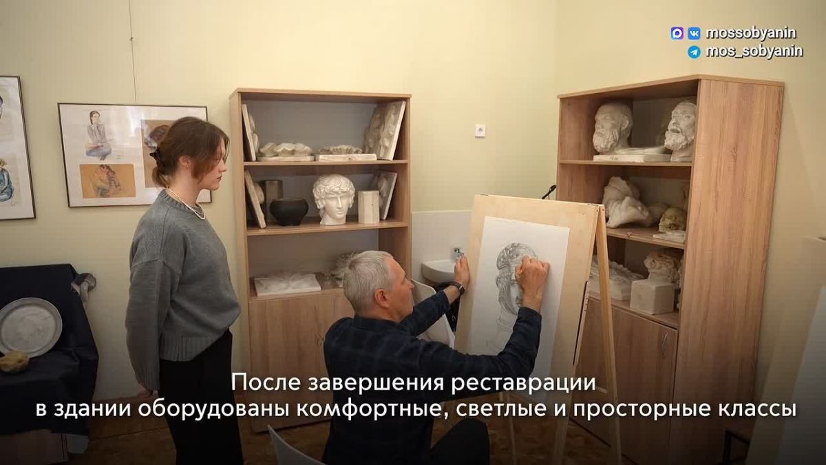 Сергей Собянин: Сегодня после реставрации открыли историческое здание Поливановской гимназии в Хамовниках