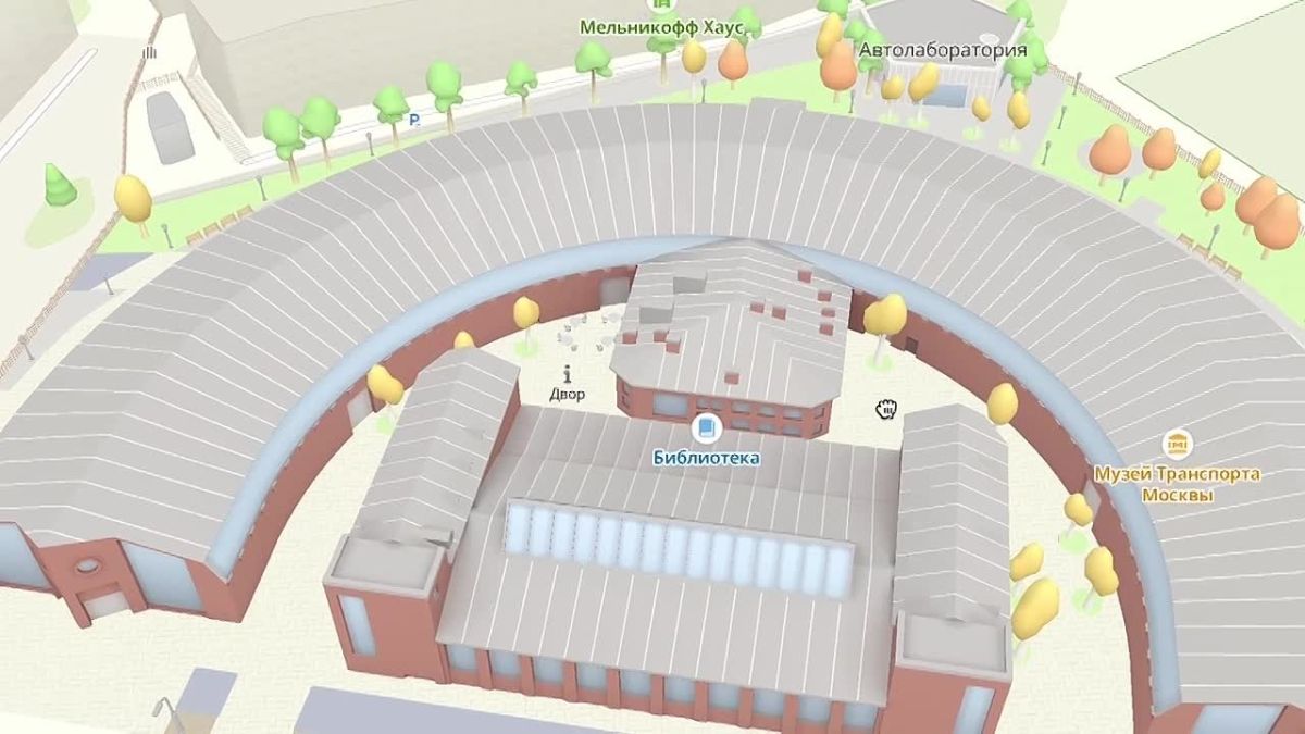 Реалистичная 3D-модель Музея Транспорта Москвы появилась в 2ГИС