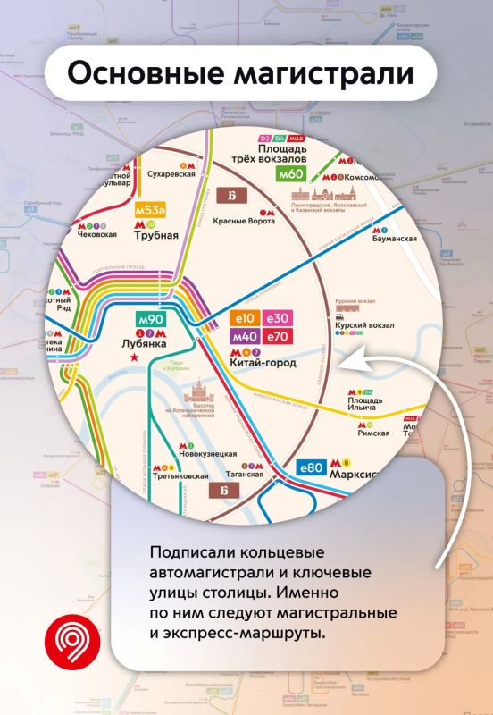 Впервые на одной схеме — магистральные и экспресс-маршруты наземного транспорта Москвы Впервые на одной схеме — магистральные и экспресс-маршруты наземного транспорта Москвы