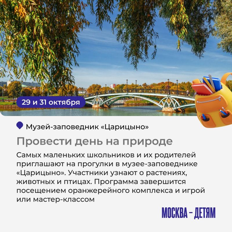 Собрали интересные идеи, как провести эти осенние каникулы, чтобы ребенок не сидел за экраном Собрали интересные идеи, как провести эти осенние каникулы, чтобы ребенок не сидел за экраном