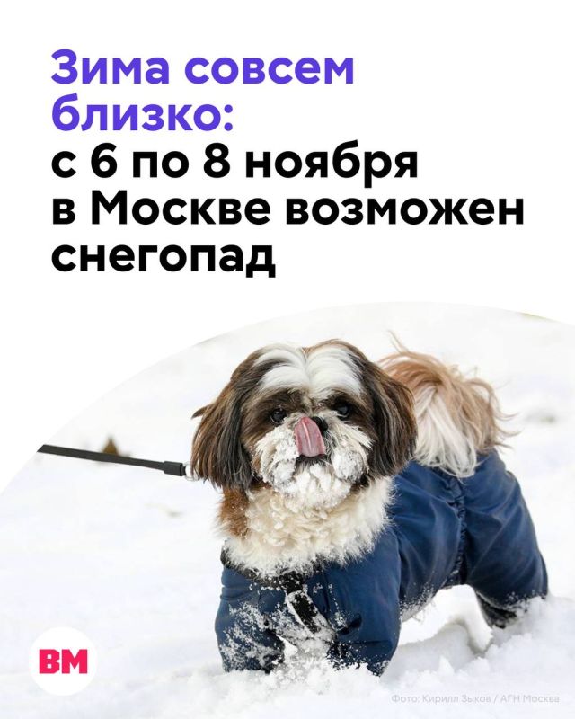 После относительно теплого октября в столицу придет резкое похолодание