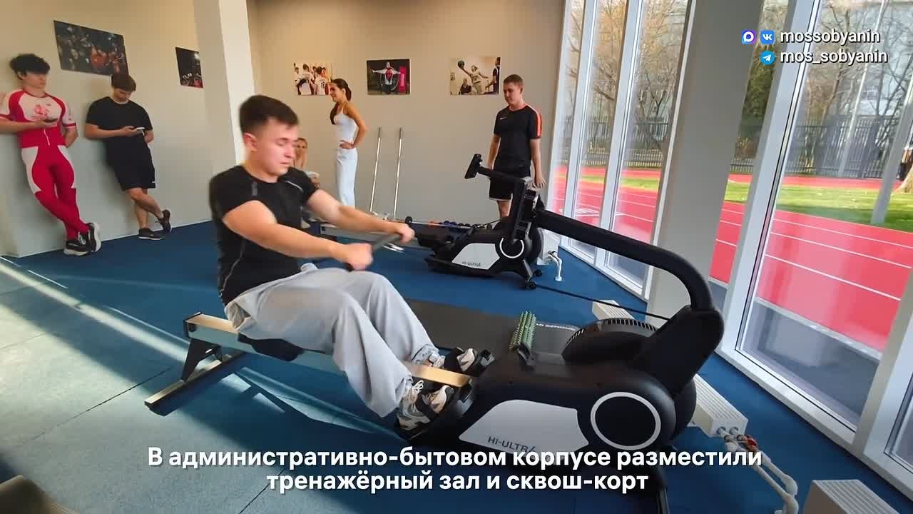 Новый спортивный кластер появился рядом с учебным корпусом Российской академии народного хозяйства и государственной службы при Президенте Российской Федерации