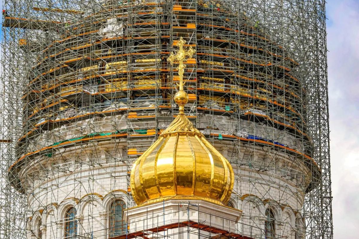 В Москве завершили трёхлетнюю реставрацию Храма Христа Спасителя В Москве завершили трёхлетнюю реставрацию Храма Христа Спасителя